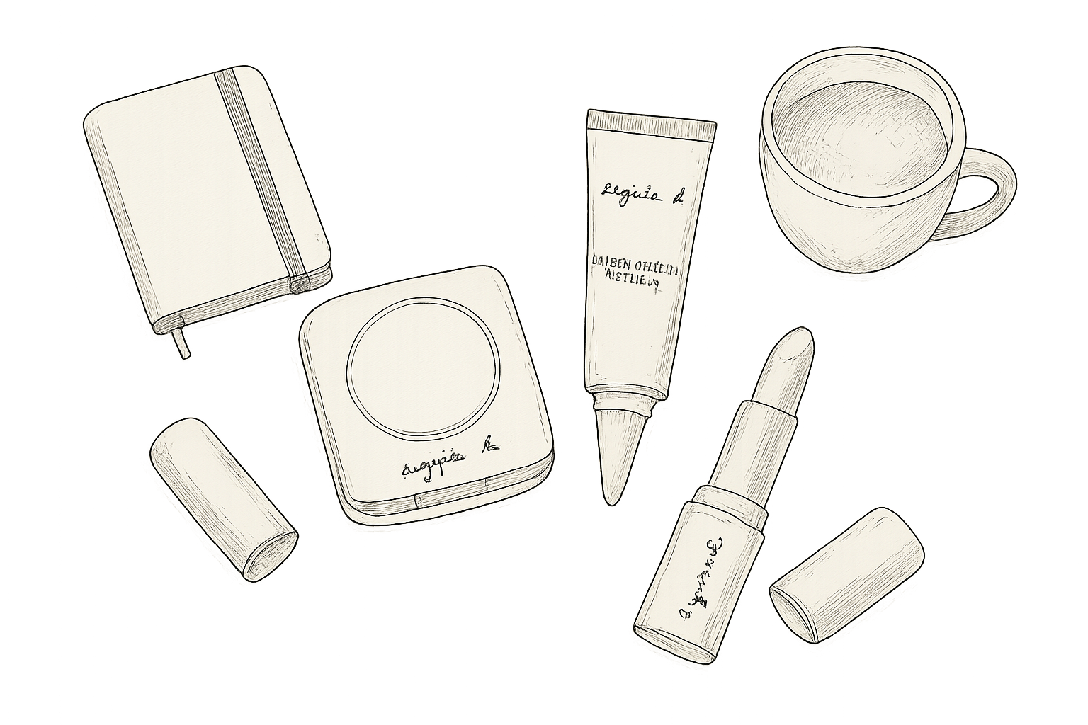 agnes b maquillage fermeture