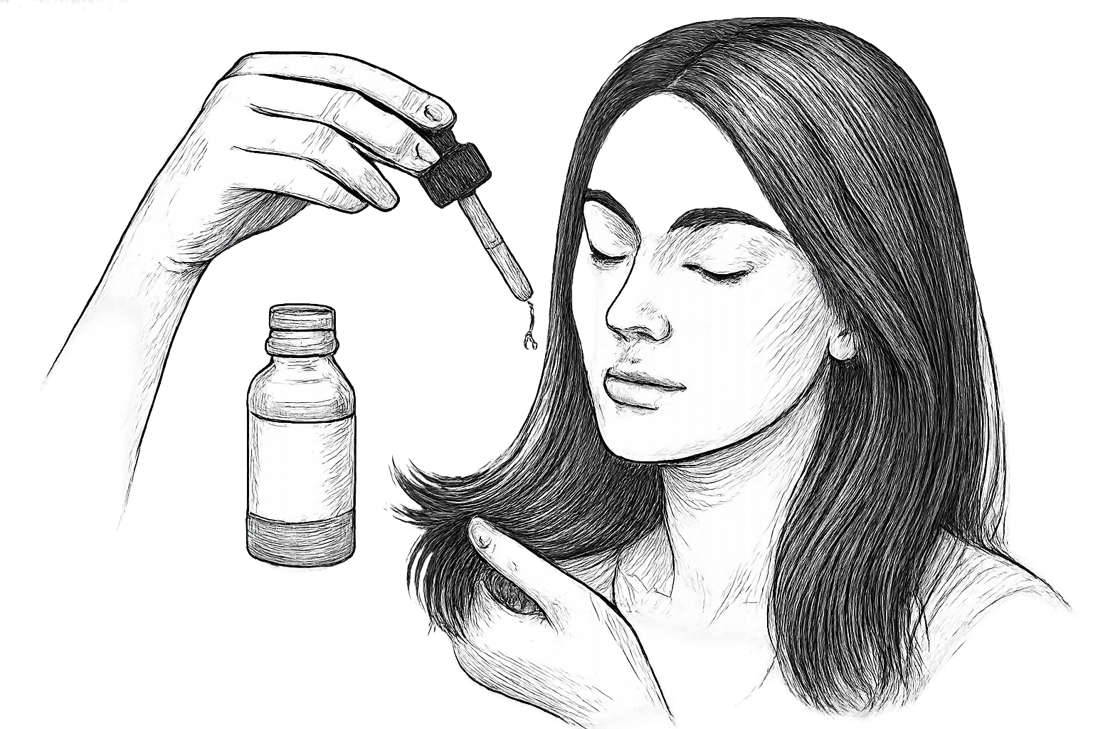 cheveux secs huiles essentielles