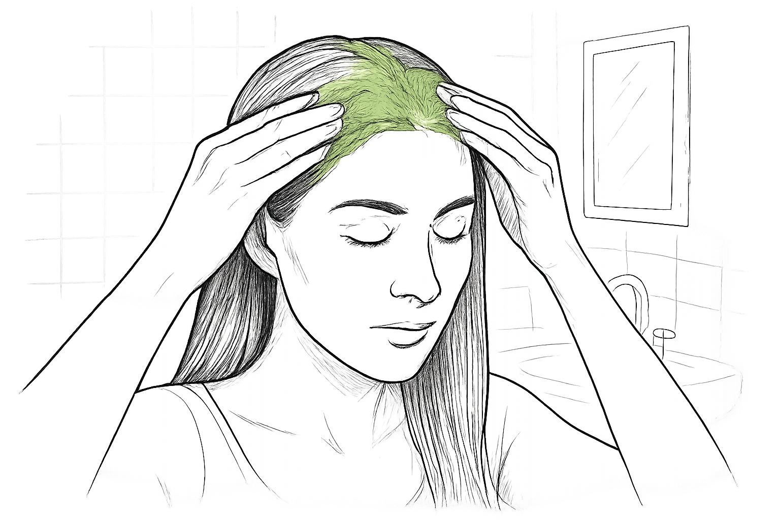 masque cheveux gras argile