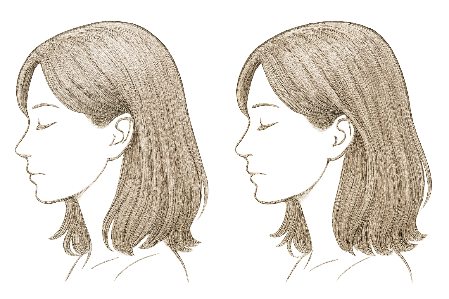 mèche pour cheveux blancs