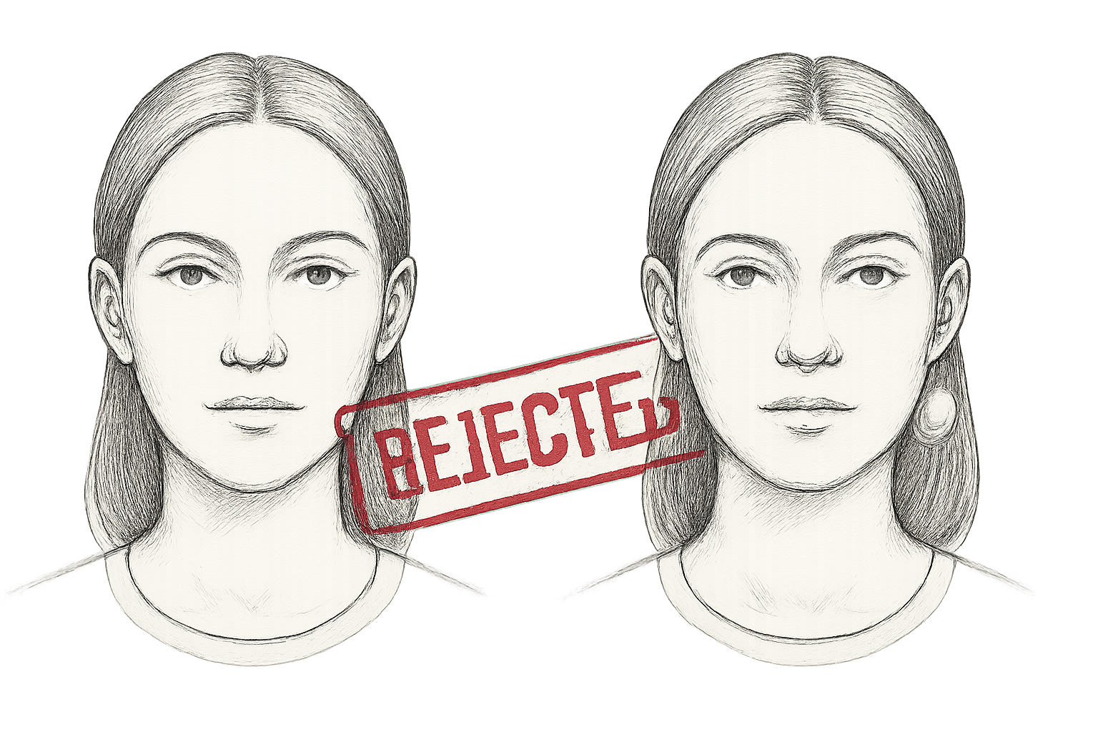 photo d'identité piercing
