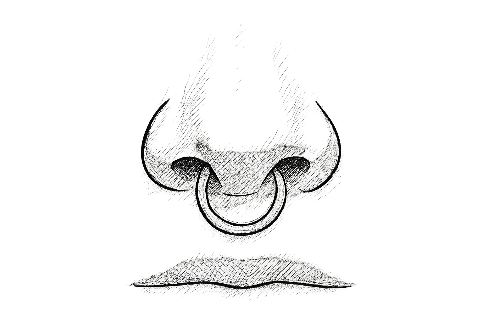 piercing septum raté
