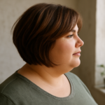 Surpoids : coupe de cheveux pour femme ronde avec double menton – conseils et inspirations pour affiner le visage