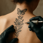 Tatouage sur la colonne : guide complet sur la douleur, les motifs, la cicatrisation et la symbolique